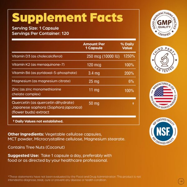 Vista de la etiqueta de nutrientes