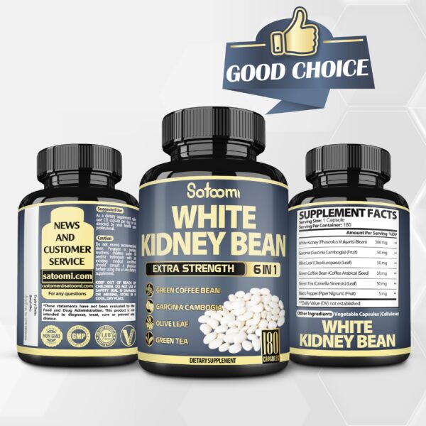 Satoomi suplemento fitness frijol blanco envase y empaque