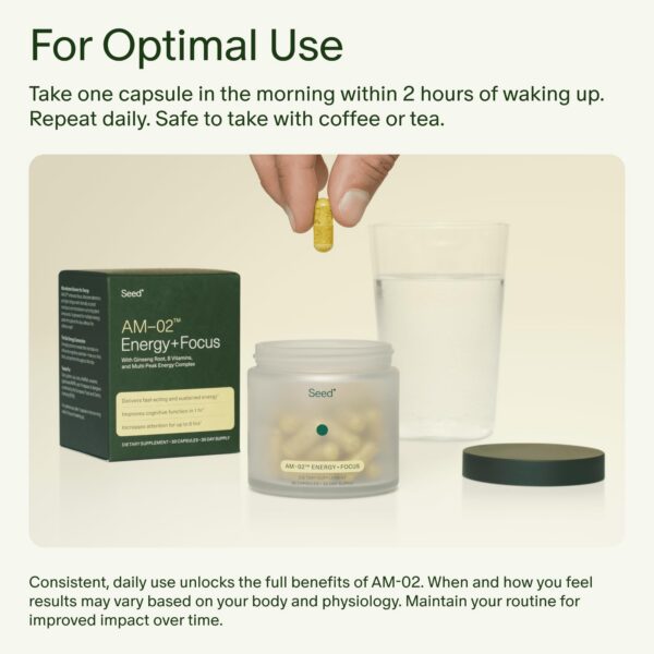 Empaque y frasco Seed DM-02 AM-02