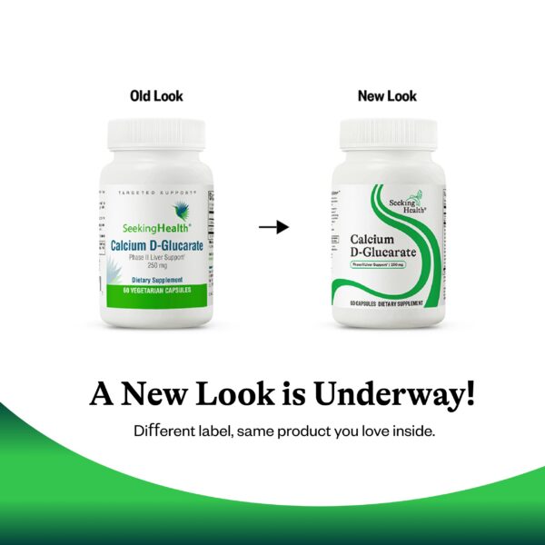 Tabla nutricional de Seeking Health Calcium D-Glucarate