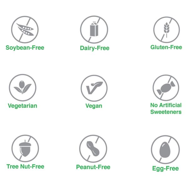 Interior del envase o cápsulas