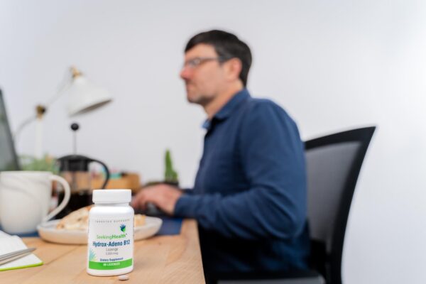 Version 1.0.0 Seeking Health Hydrox-Adeno B12 soporte para energía caja 60 unidades