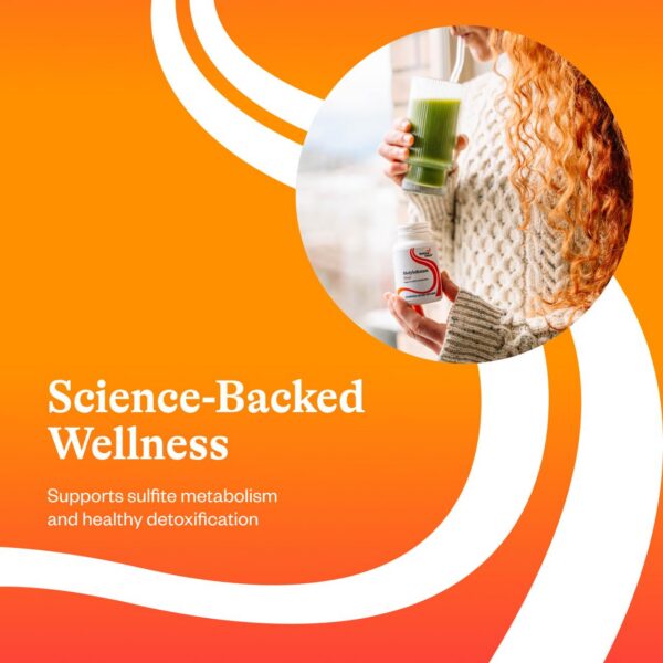 Segunda vista de etiqueta y cápsulas