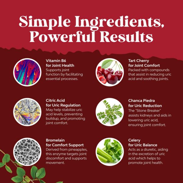 Natures Craft cápsulas naturales para ácido úrico y tiroides