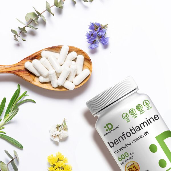 Sello sin gluten Benfotiamina 600mg