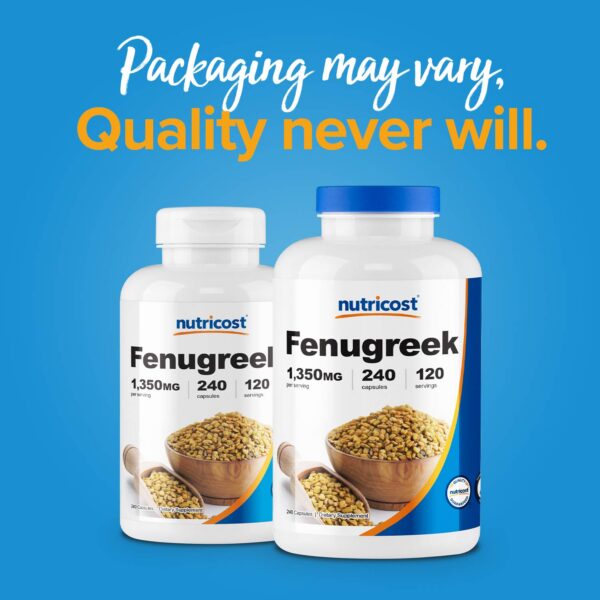 Semilla de Fenogreco Nutricost con cuchara para dosificación