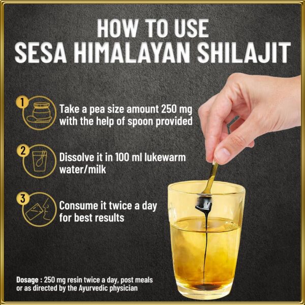 Shilajit en solución cremosa