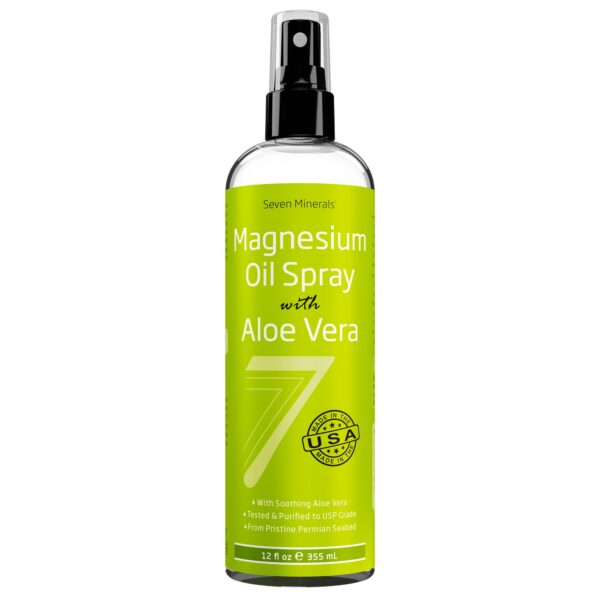 Etiqueta principal del producto magnesio aloe vera