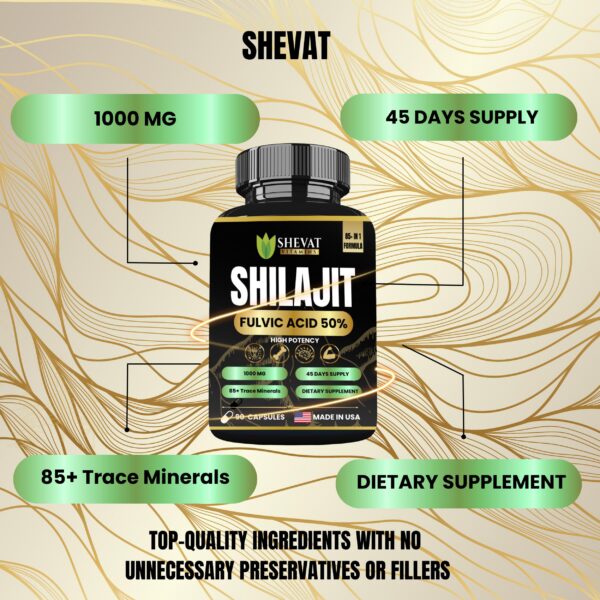 Detalles del empaque SHILAJIT