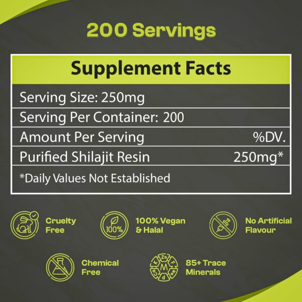 Version 1.0.0 Frasco de Shilajit con 50 g