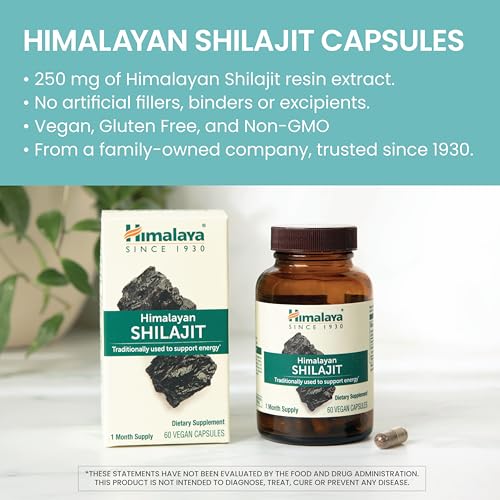 Shilajit auténtico del Himalaya en cápsulas