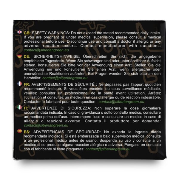 Shilajit extracto natural para energía y minerales saludables