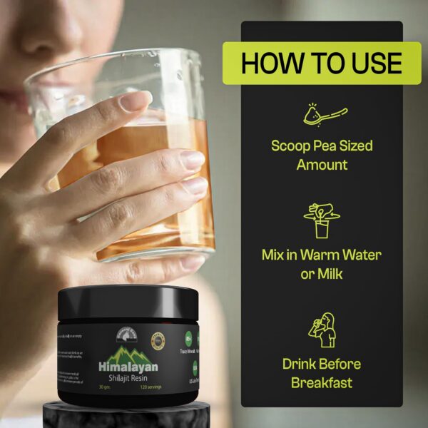 Shilajit Himalayan natural resina pura para bienestar integral