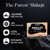 Shilajit puro Himalaya para hombres y mujeres con vitalidad mejorada