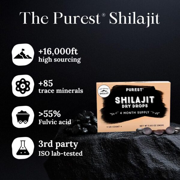 Shilajit puro Himalaya para hombres y mujeres con vitalidad mejorada