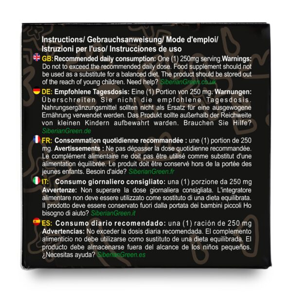 Shilajit resina concentrada de calidad superior de Siberia Altai