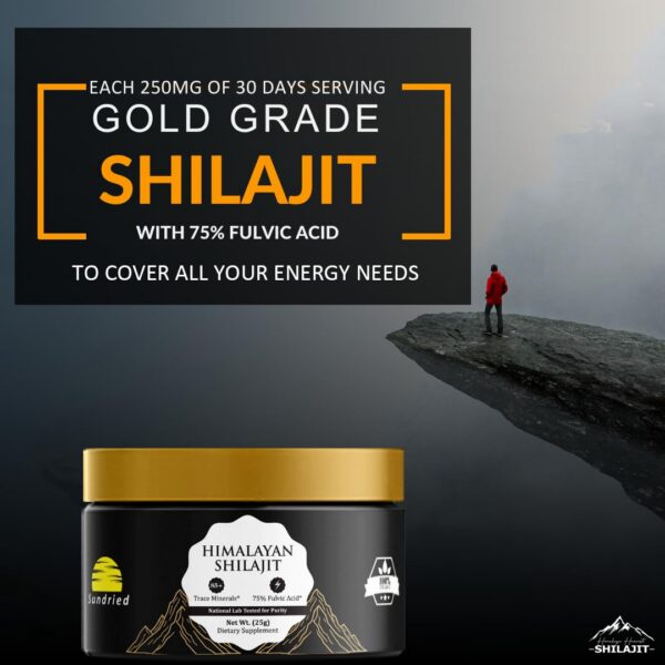 Shilajit resina natural para equilibrio hormonal y detox