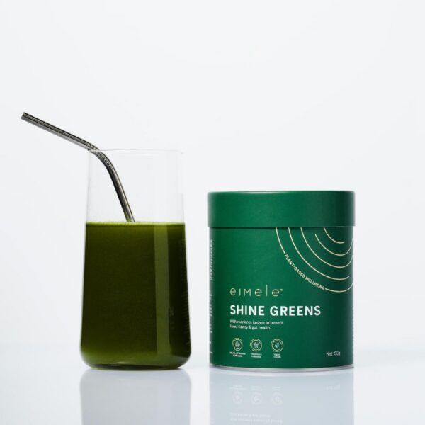 Frasco Shine Greens con tapa