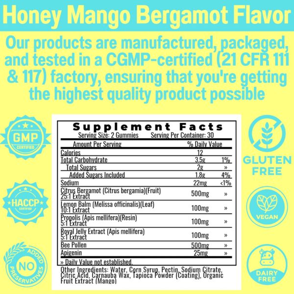 Tabla nutricional de gomitas SHIZAM