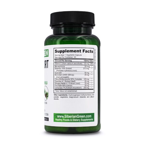 Cápsulas y etiqueta frontal