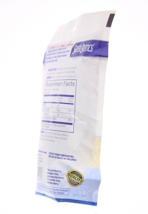 Detalle de miel con plata