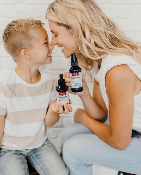 Version 1.0.0 Vista lateral del envase SilverBiotics