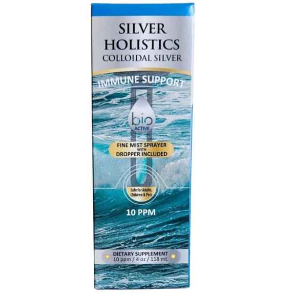 Etiqueta de la plata coloidal