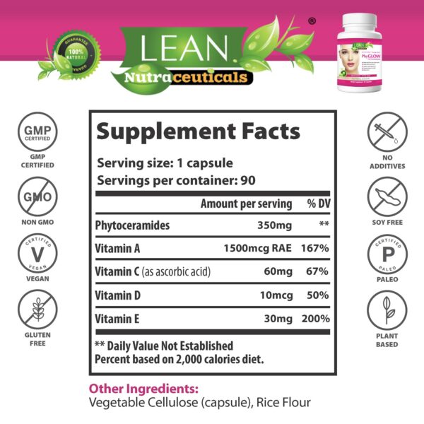 Version 1.0.0 Caja y frasco de Phytoceramides para la piel