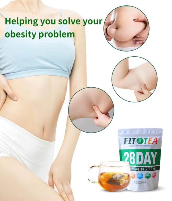 SlimFit Tea en estante de tienda