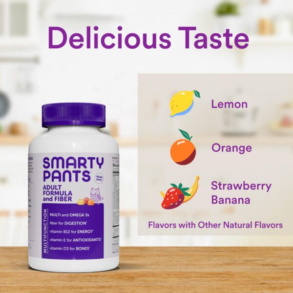 SmartyPants multivitaminas con sabores natural naranja limón