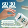 Frasco Snap Supplements en fondo blanco
