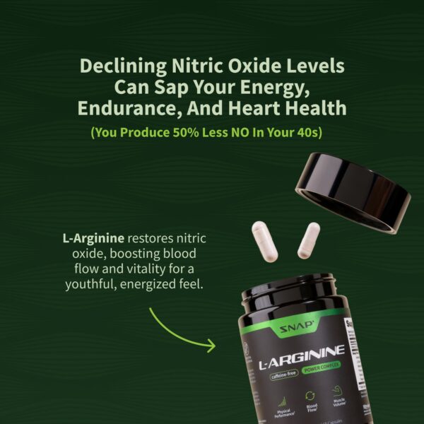 Version 1.0.0 Vista lateral del frasco L-Arginina