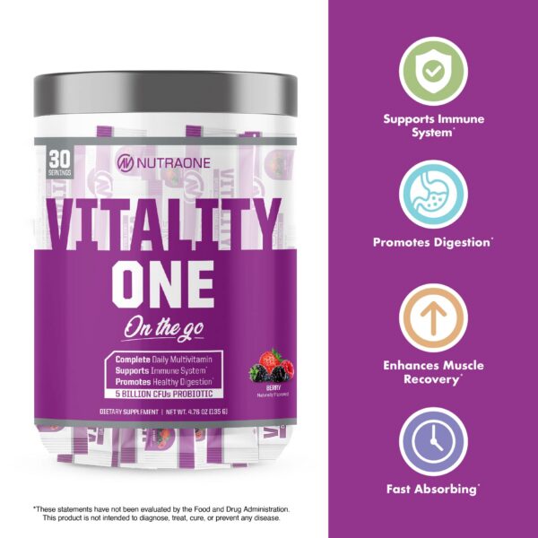NutraOne VitalityOne mezcla multivitamínica y enzimas