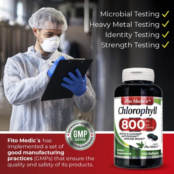 Softgels de clorofila FITO MEDIC'S para salud general