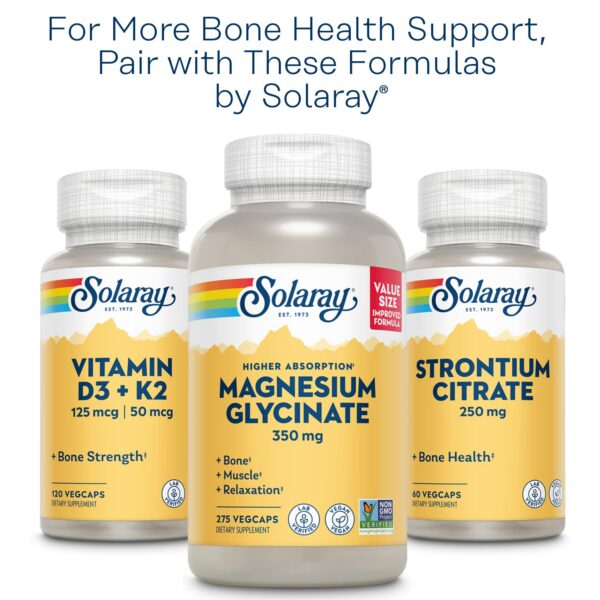 Cápsulas y frasco Solaray