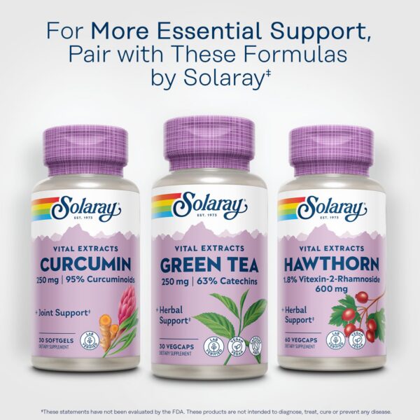 Té verde descafeinado SOLARAY suplemento salud natural