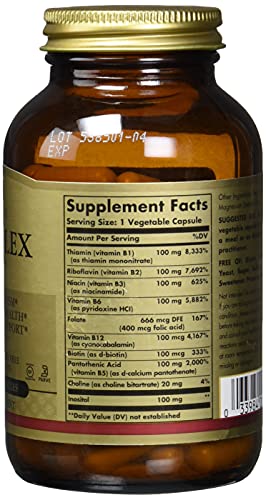 Version 1.0.0 Caja externa de Solgar B-complex 100