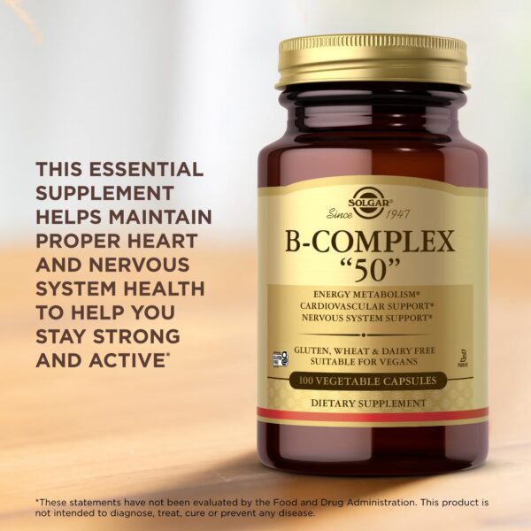 Solgar B-Complex 50 paquete doble con 200 porciones
