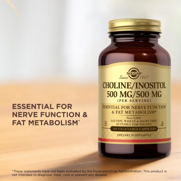 Solgar Colina/Inositol información del producto