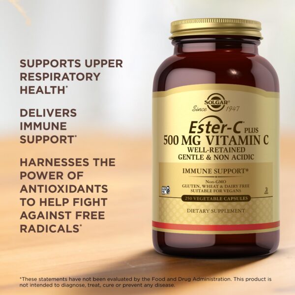 Detalle de ingredientes Solgar Ester-C Plus