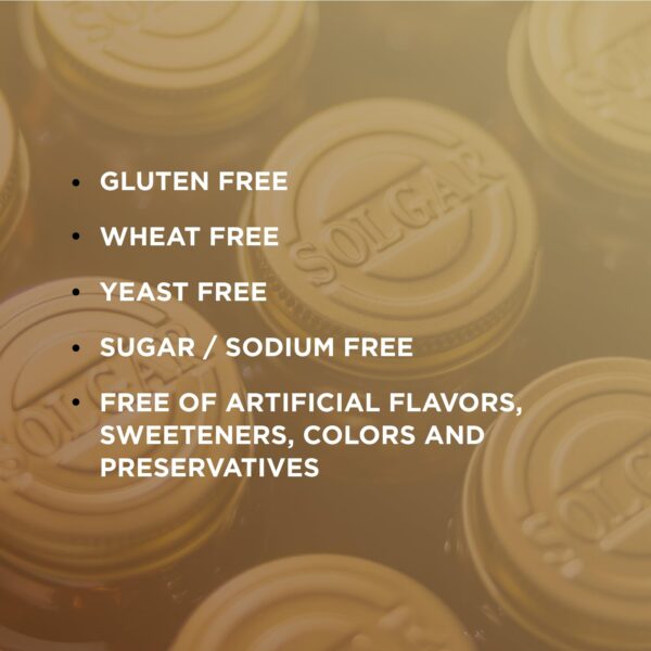 Etiqueta y caja de Solgar Potassium