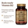 Vitaminas SOLGAR B12 metilcobalamina para bienestar general