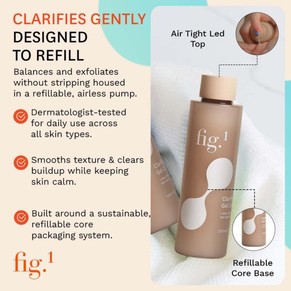 Solución limpiadora para poros y textura