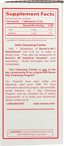 Sonne's No.7 líquido desintoxicante para bienestar natural