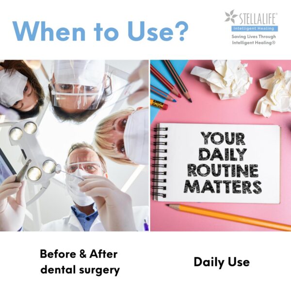 Soporte post-cirugía dental con nutrientes esenciales