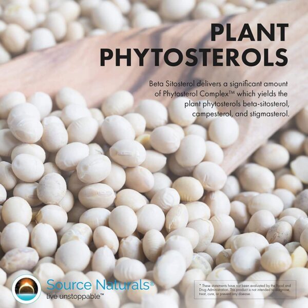 Tabletas para apoyo cardiovascular Source Naturals Beta Sitosterol