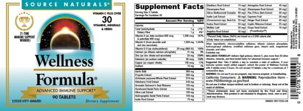 Detalle de etiqueta con ingredientes