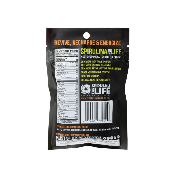 Version 1.0.0 Spirulina natural congelada para nutrición diaria