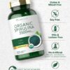Spirulina en tabletas veganas con ingredientes naturales