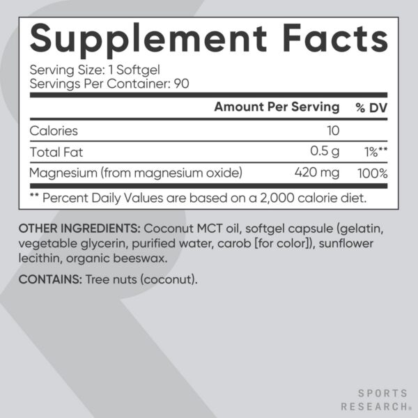 Bottle back and nutrition facts